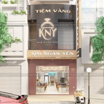Thiết kế tiệm vàng Kim Ngân Yến - Lâm Đồng 